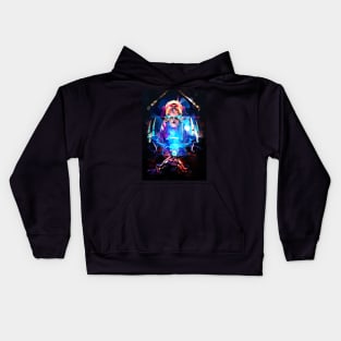 Neon Skull King Kids Hoodie